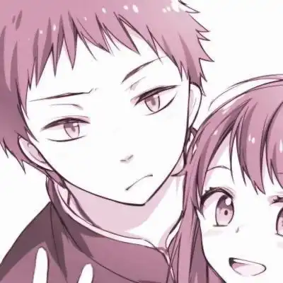  漫画风动漫情侣头像