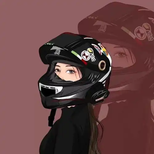  又酷又飒的头像机车爱好者