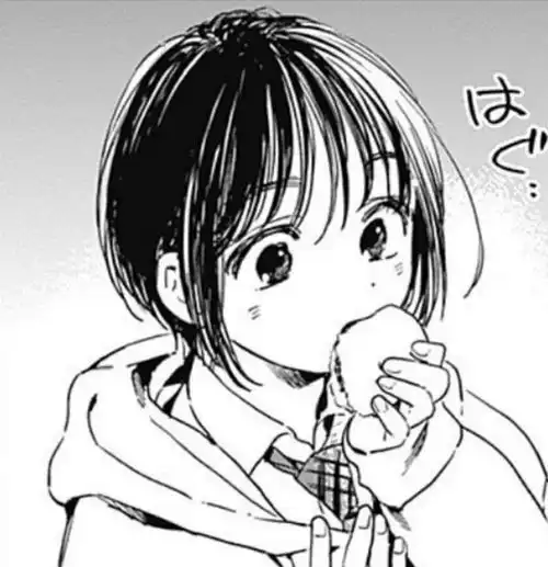  卡通头像漫画风女生头像,黑白动漫头像