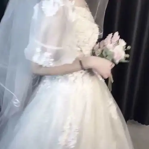  头像美到炸的婚纱女头