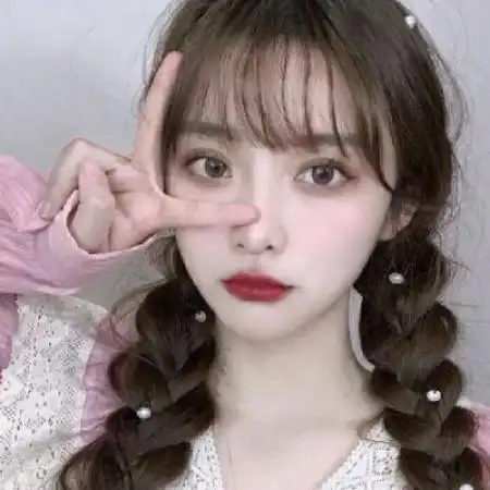  女生头像可爱真人,长发全靠自己拥有