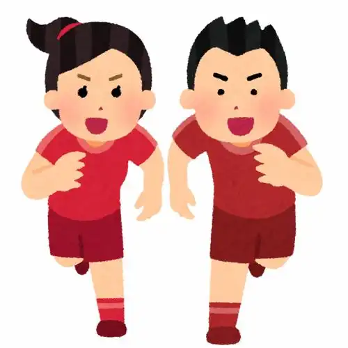  跑步的人赛跑马拉松运动会卡通插画免扣素材手绘png5插画运动比赛健身