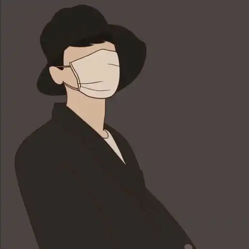  插画意境情侣头像砰砰在左边,你在砰砰里