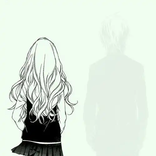  二次元黑白情侣头像2016