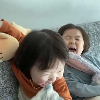 闺蜜头像两人萌娃系列