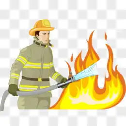  消防员卡通图片素材免费消防员卡通png设计图片大全图精灵