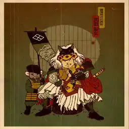  新加坡插画家xiaobaosg的日式风格插画