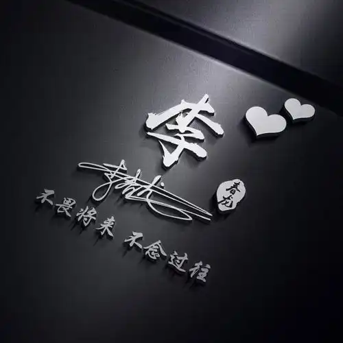  用你的姓氏做微信头像,太美了,38张经典大气签名头像,不要错过
