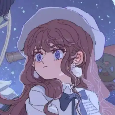  二次元呆萌情头一对简约精致情头一萌一酷