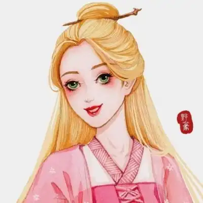  迪士尼公主手绘古风女头你是我的女生头像我要个性网