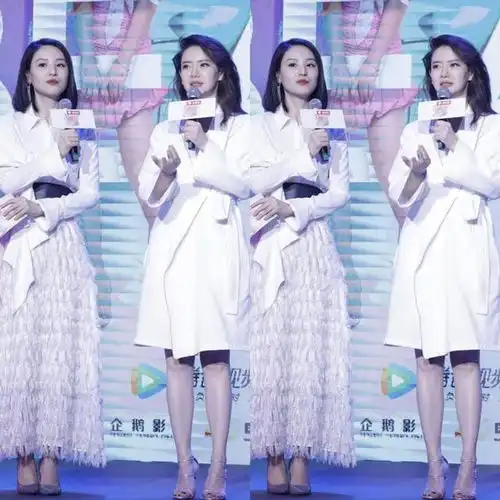  真服了戚薇的衣品,穿着睡袍出门还挺时髦的,一般人可做不到