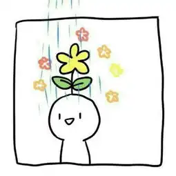  简易情头卡通手绘简单黑白情头动漫一对