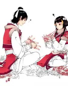  求古代风格的唯美情侣头像不要q版的像素大点的