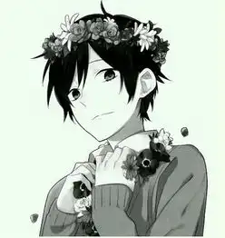  求黑白的动漫情侣头像要高清