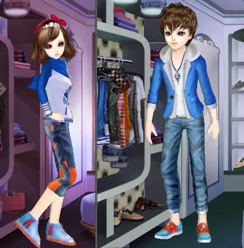  求qq炫舞情侣装搭配,要图片和服装名,只要好看就行.多少钱的都行.越详细越好,多多益善谢