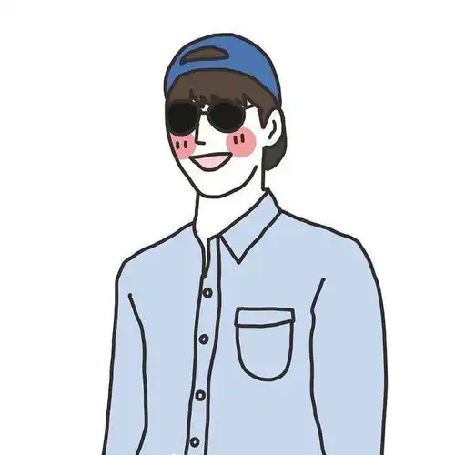  一组卡通简约情侣头像