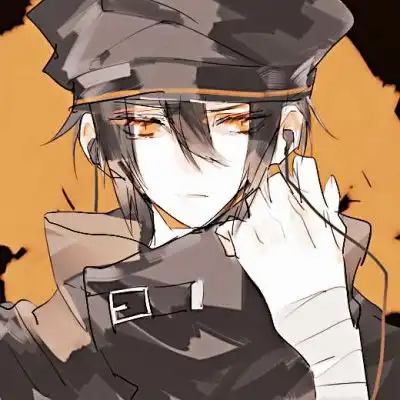  黑暗系头像男二次元孤独忧郁血腥头像