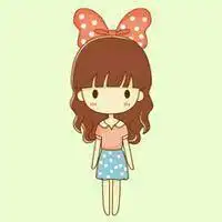  小鬼鬼卡通淑女qq头像