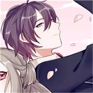  手绘系列韩国风暖色调日系动漫情侣头像