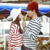  求红色背景手绘情侣头像微信头像图片大全