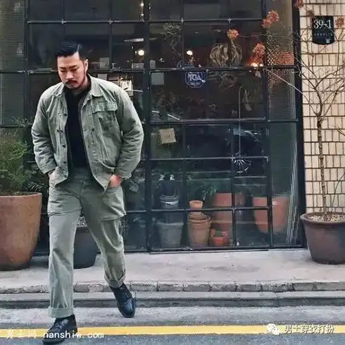  微胖男生怎么穿衣搭配利用工装元素轻松解决