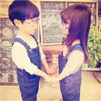  小孩闺蜜头像一对两张微信头像图片大全