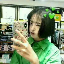  绿色系女头.你喜欢草原我绿过你