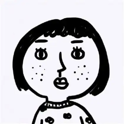  简笔画小人情侣头像一对,有你有我才有爱