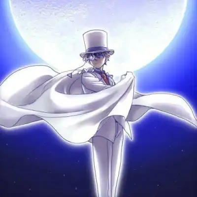  唯美怪盗基德qq头像精美名侦探柯南封面图