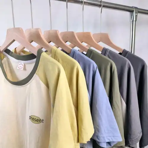  一套才79元纯棉居家男女拼色睡衣,吸汗透气,带胸垫外穿不尴尬