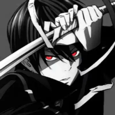  孤独黑暗头像男生动漫二次元黑化压抑头像