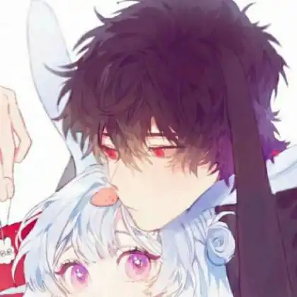  二次元的情侣头像分开,为了喜欢的人努力