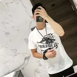 情侣款男士女士t恤原单潮牌欧美大牌官网专柜新款青少年休闲纯棉丝光短袖上衣