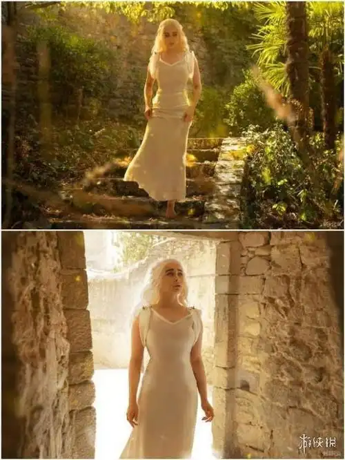  国外美女cos权力的游戏龙妈娇媚侧颜神还原