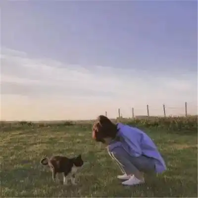  少女头像可爱背影图片真人女生头像侧面唯美