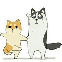  柴犬哈士奇动漫表情包微信头像图片大全