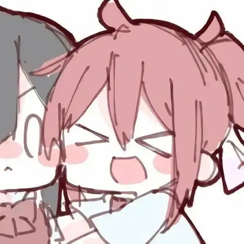  闺蜜头像如果快乐太难,那就祝我们腰缠万贯