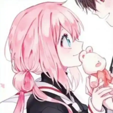  动漫情侣头像一对最深的爱是舍不得放开