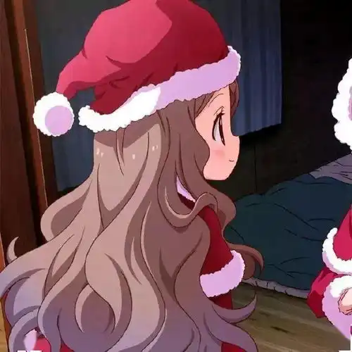  超可爱圣诞节情侣头像,送给特别的你