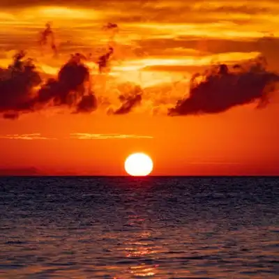  美丽的日出日落风景高清qq微信图片