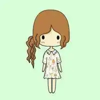  小鬼鬼卡通淑女qq头像