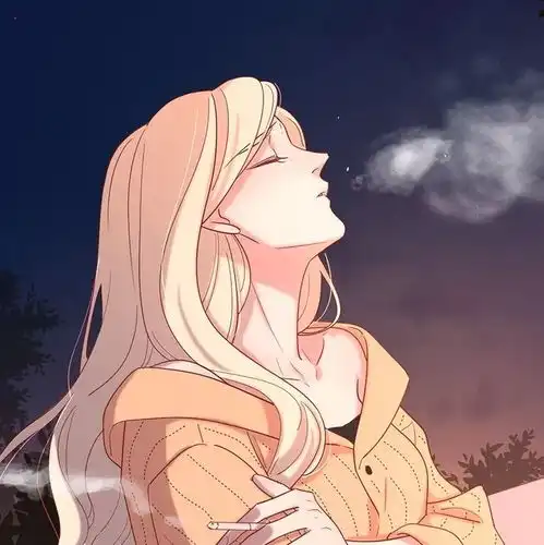  女生吸烟头像多说一句怕打扰,少说一句怕遗憾