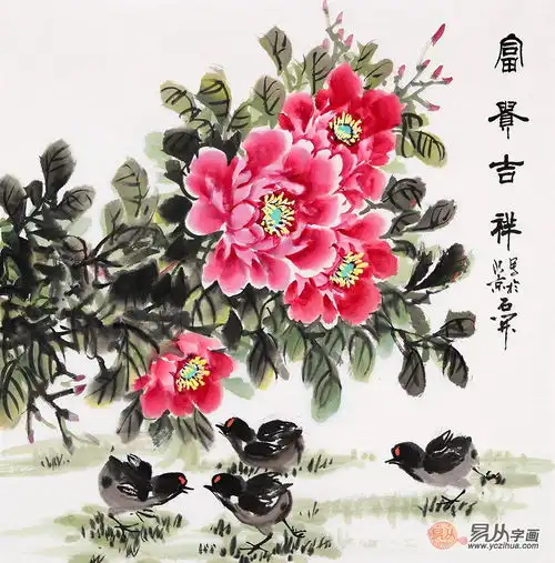  餐厅风水画挂什么好小品斗方画最适合餐厅