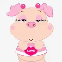 情侣头像搞笑猪微信头像图片大全