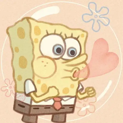  海绵宝宝情侣头像64张32对