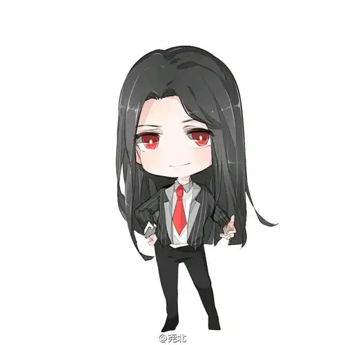  动漫头像情头五黑头像系列第二期