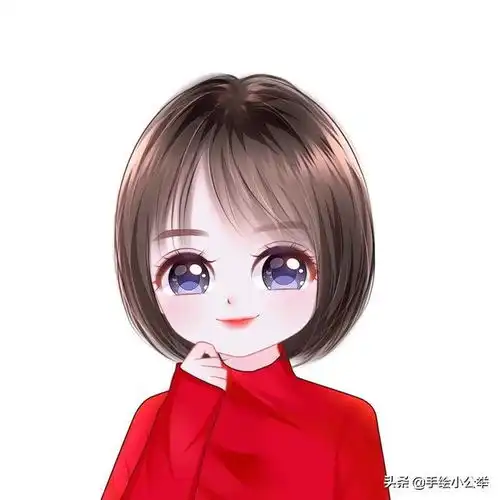  换个头像吧,俏皮可爱卡通头像,实在招人喜欢,大眼睛丸子头漂亮