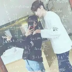  带公式的情侣头像一对两张2018我们尚在途中今后仍需努力