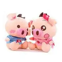  卡通小猪头像情侣微信头像图片大全