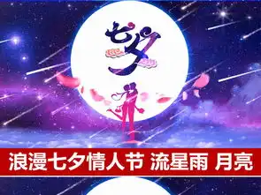  浪漫七夕情人节主题背景情侣月亮流星雨动态视频模板素材高清mp4格式下载视频164.80mb晚会演艺背景视频大全
